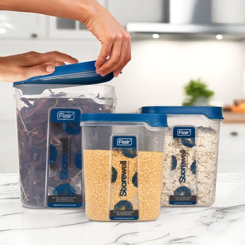 FLAIR Storewell Square Food Storage Containers – Set of 3