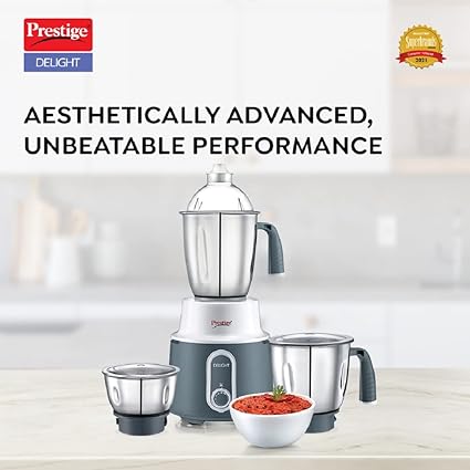 Prestige Delight - 750W Mixer Grinder (3 Jars)