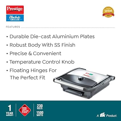 Prestige Electric Griller PEG 1.0 1500W