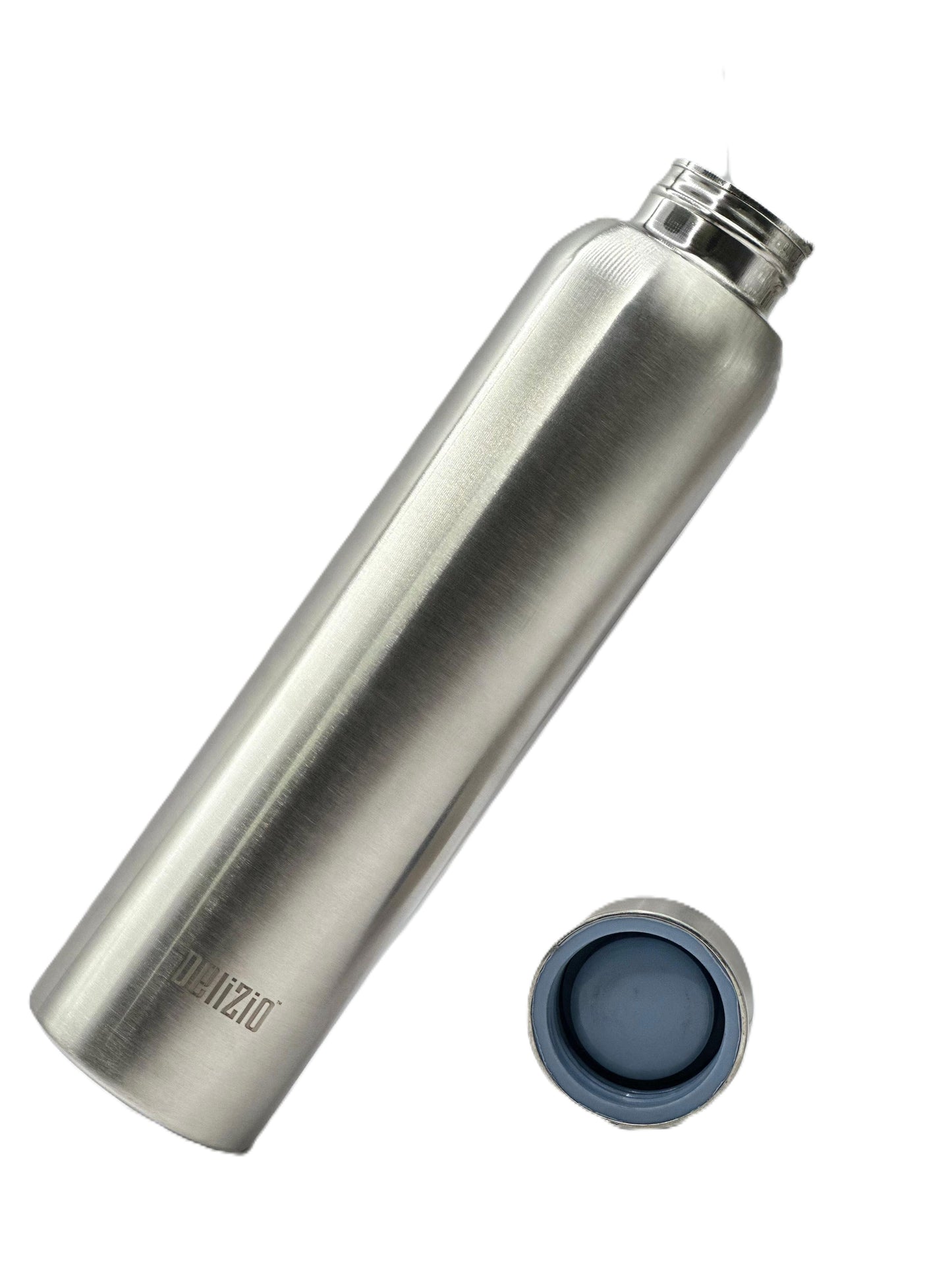 KEMP DELIZIO SOLO Edition Stainless Steel Fridge Water Bottle 1000 ML | 1 L | Single Walled | Office | Gym | Travelling | Leak Proof LID | ECO Friendly | BPA Free | for Adult, Kids