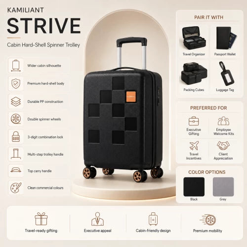Kamiliant Strive Cabin Trolley Bag 55cm