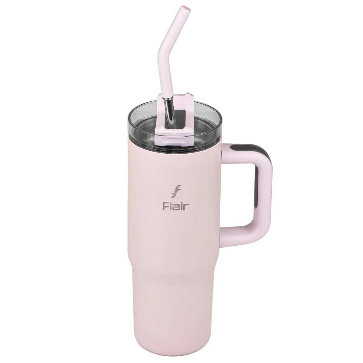 Flair Vogue 750ml Insulated Tumbler with Lid & Straw – Versatile Travel Mug for Iced Beverages & Coffee