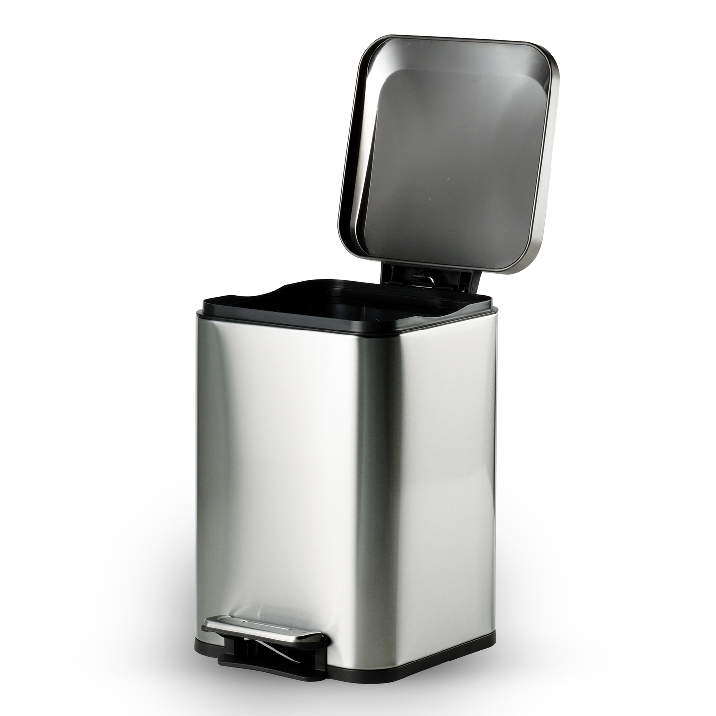 Tramontina Trash Bin 20 Litre Stainless Steel Pedal Square