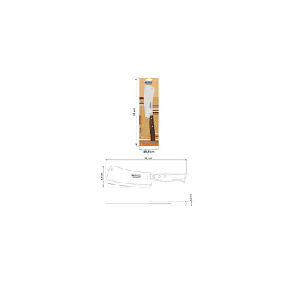 Tramontina Tradicional Cleaver Knife 15 cm/ 6in - Wood