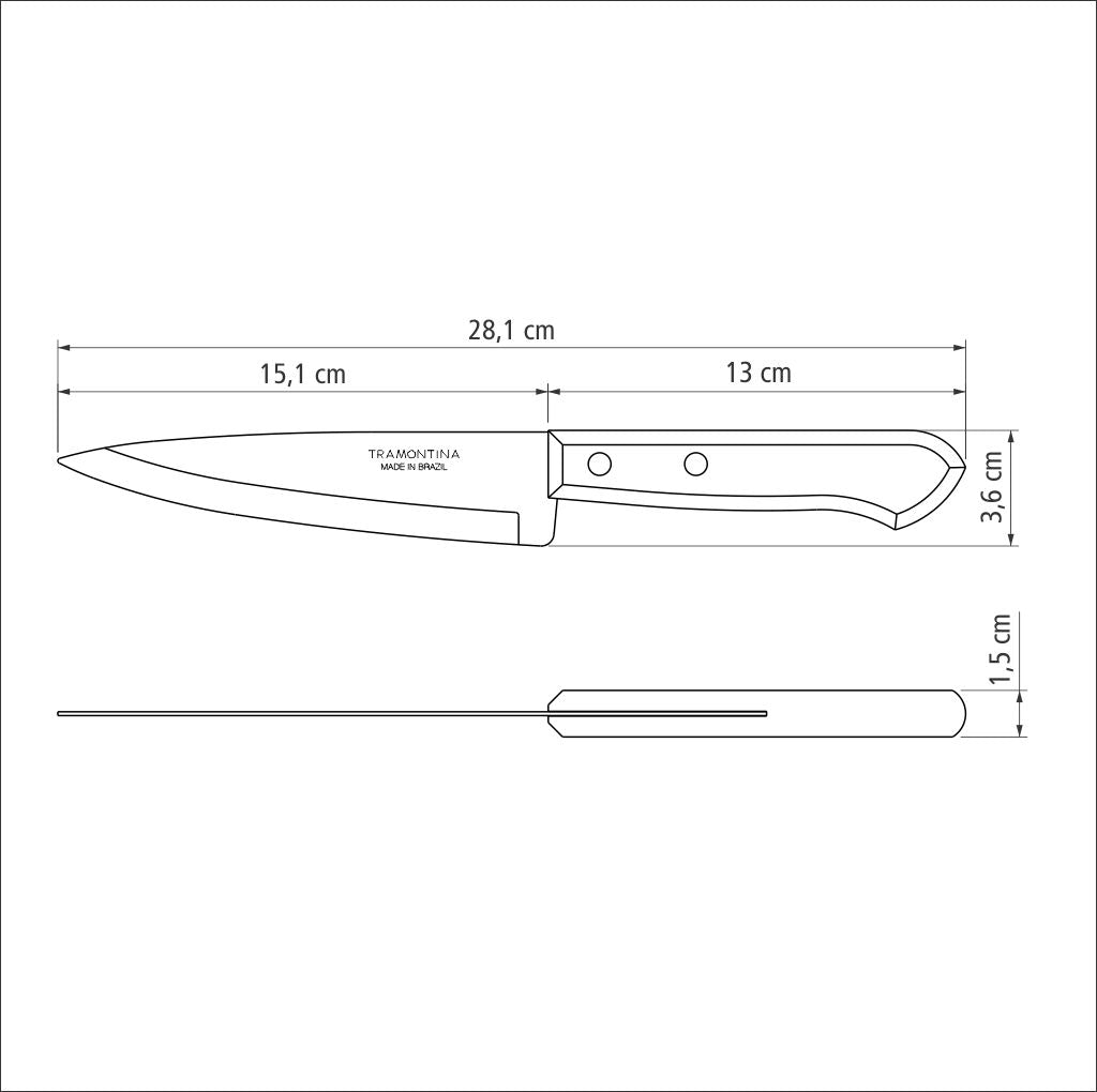 Tramontina Dynamic Fish and Kitchen Knife