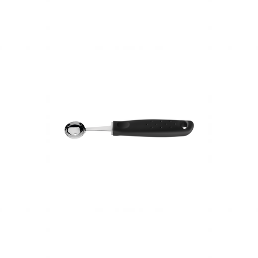 Tramontina Utilitá stainless steel baller with 2.4 cm black polypropylene handle