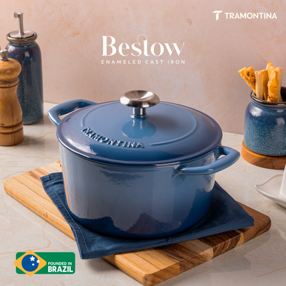 Tramontina Bestow Enameled Cast Iron Round Dutch Oven