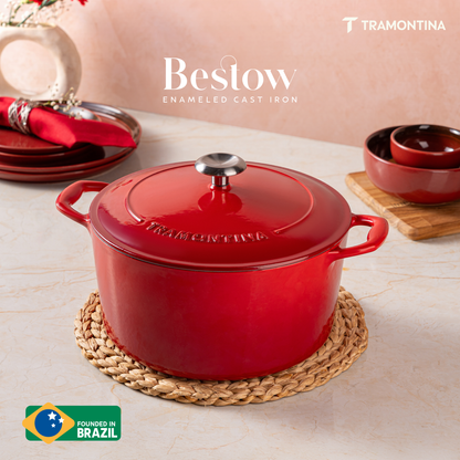 Tramontina Bestow Enameled Cast Iron Round Dutch Oven