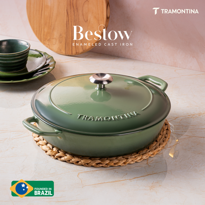 Tramontina Bestow Enameled Cast Iron Round Braiser