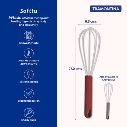 Tramontina Softta Silicone Whisk