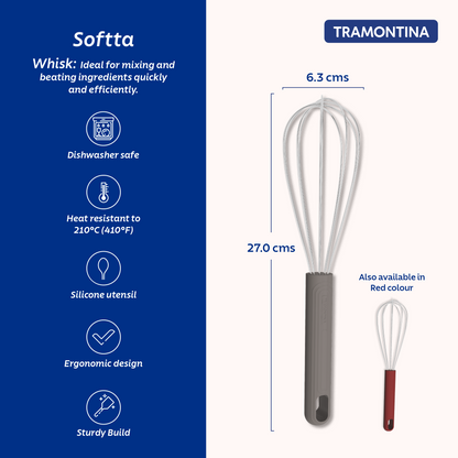 Tramontina Softta Silicone Whisk
