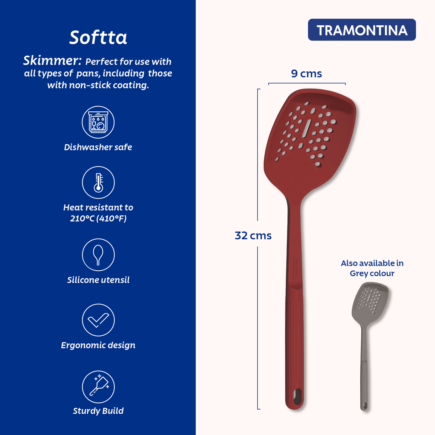 Tramontina Softta Silicone Skimmer