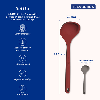 Tramontina Softta Silicone Ladle