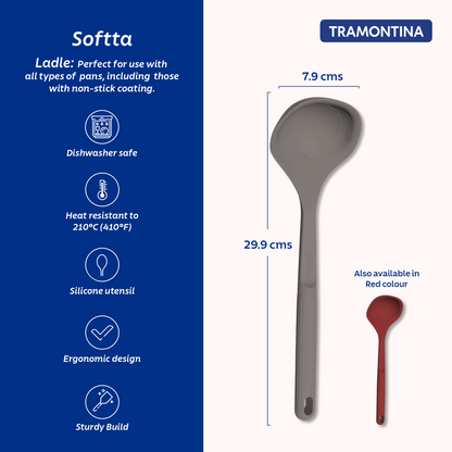 Tramontina Softta Silicone Ladle