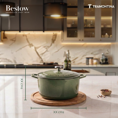 Tramontina Bestow Enameled Cast Iron Round Dutch Oven