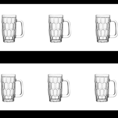 Beer Mug Glass Set of 6 – 260ml (JM10A)