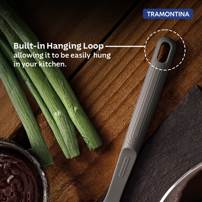 Tramontina Softta Silicone Hollow Spatula - Grey