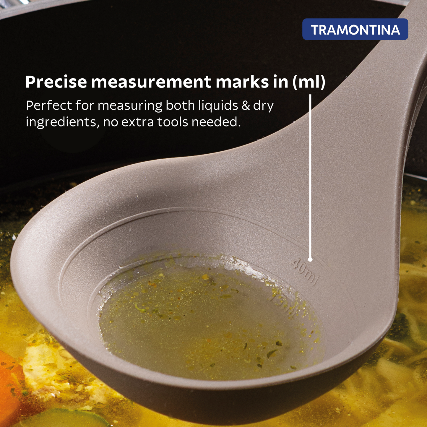 Tramontina Softta Silicone Ladle