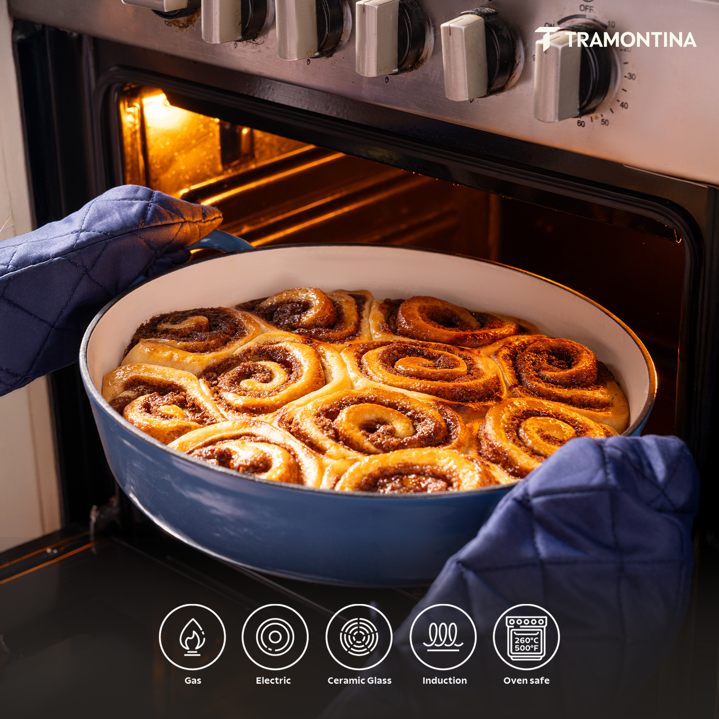 Tramontina Bestow Enameled Cast Iron Round Dutch Oven