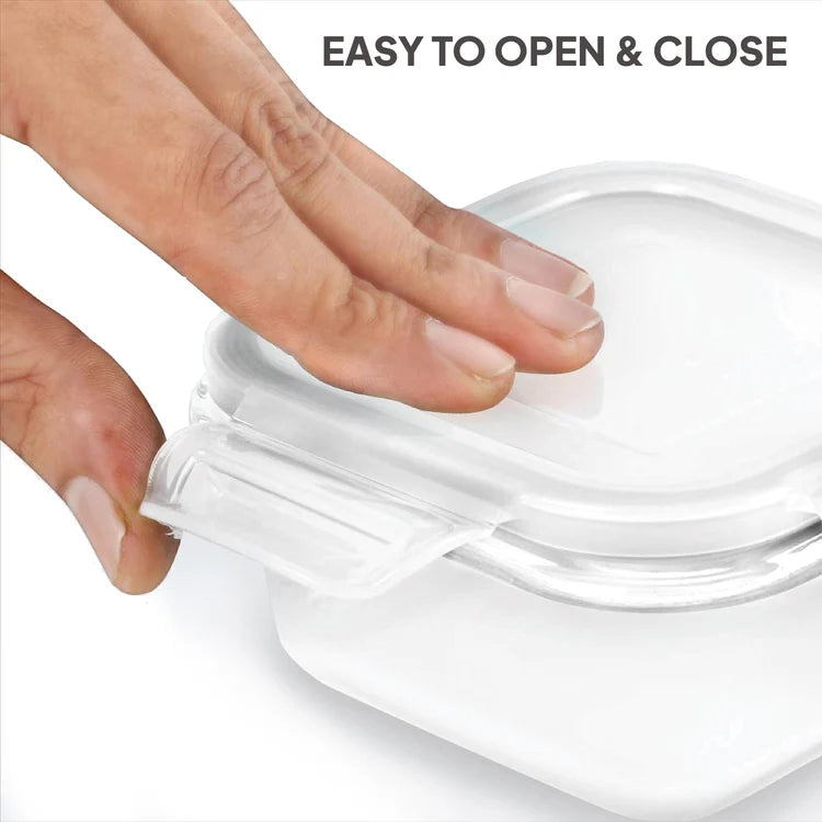 Cello Royale Borosilicate Glass Lunch Boxes, Set of 2, Horizontal Jacket