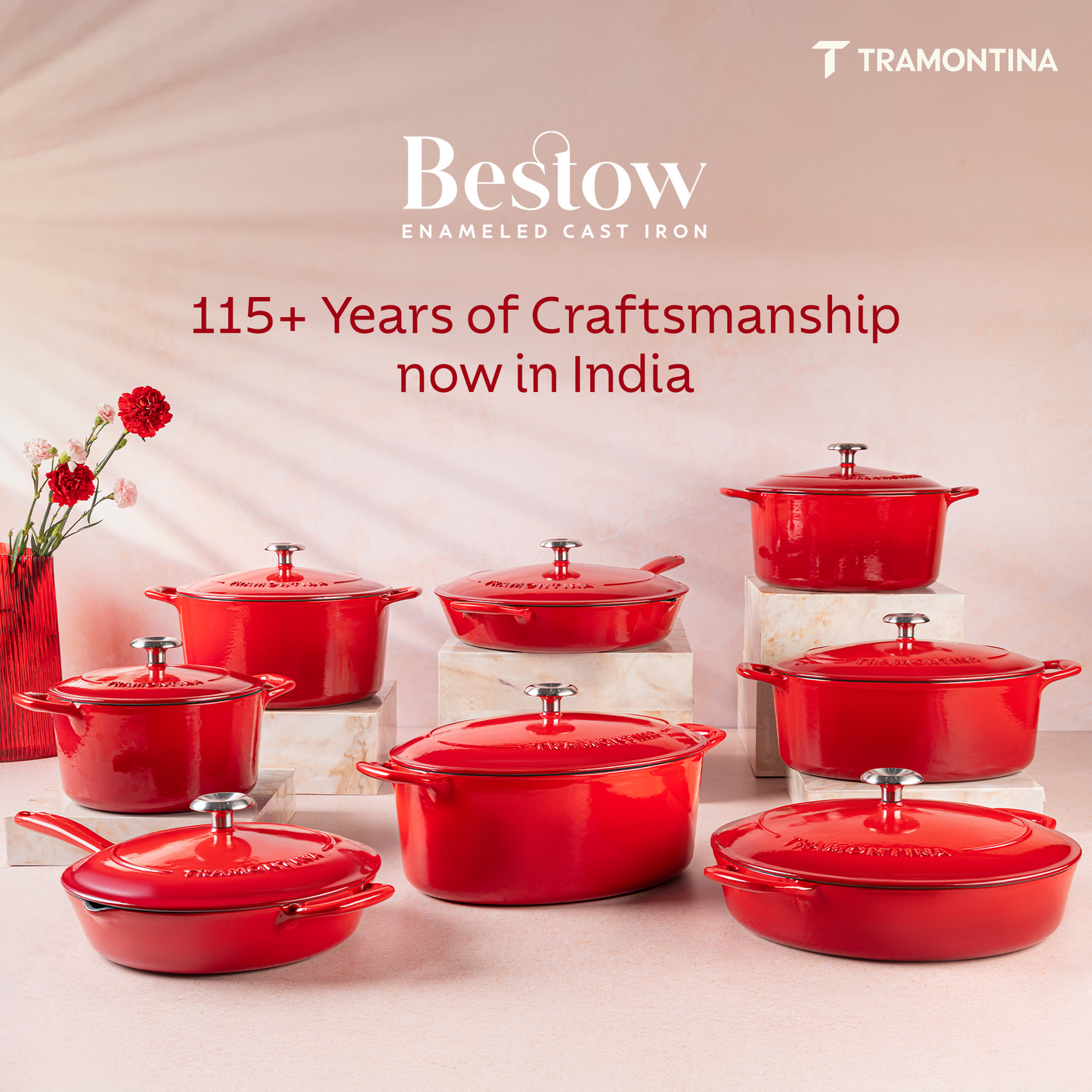 Tramontina Bestow Enameled Cast Iron Round Braiser