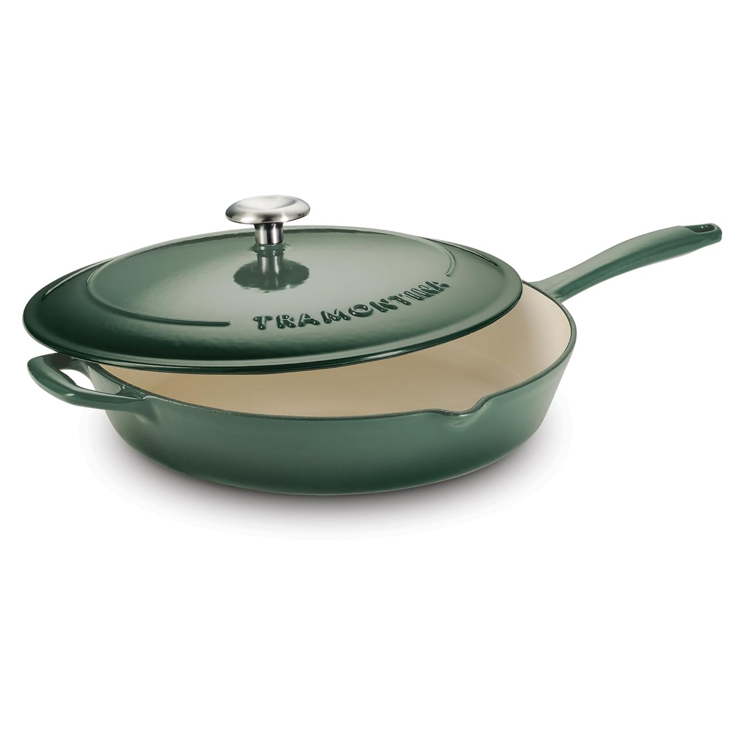 Tramontina Bestow Enameled Cast Iron Covered Skillet