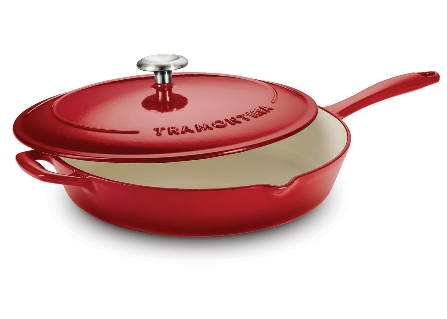 Tramontina Bestow Enameled Cast Iron Covered Skillet