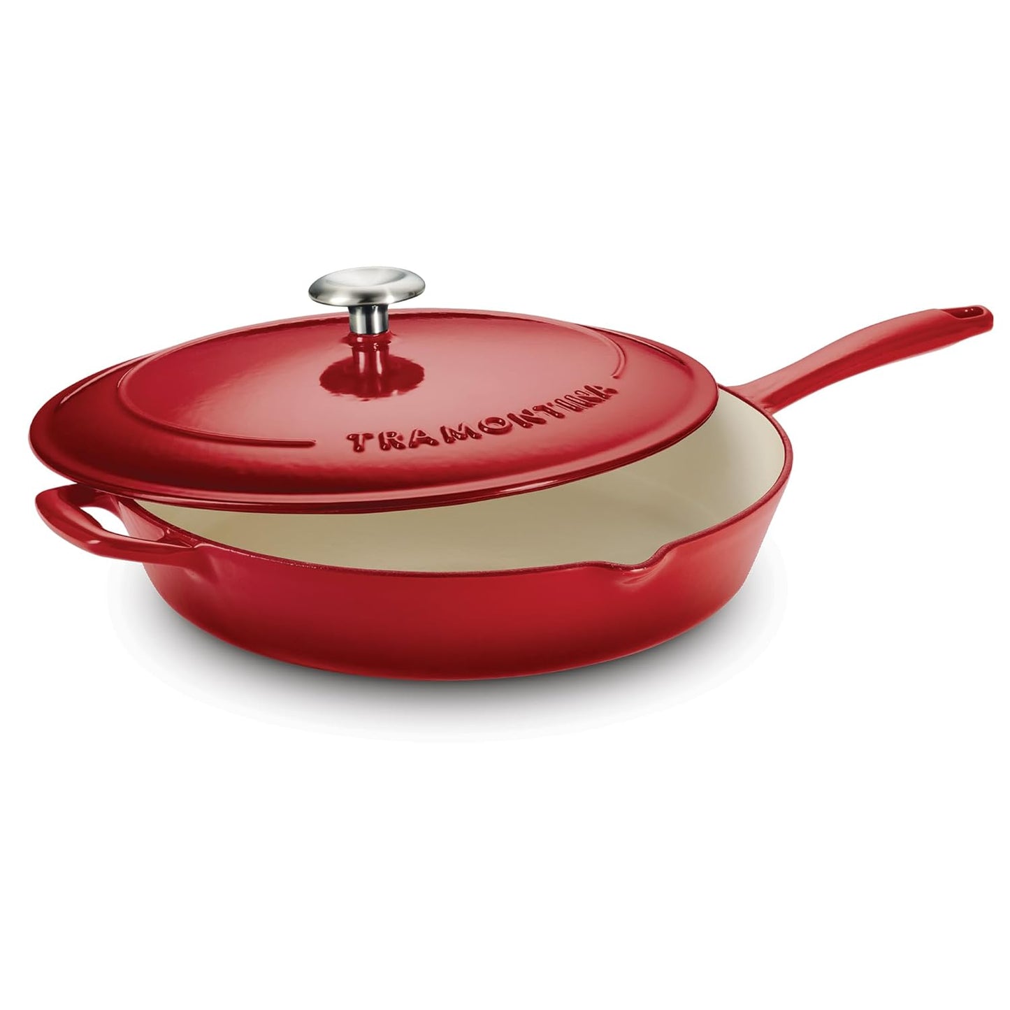 Tramontina Bestow Enameled Cast Iron Covered Skillet