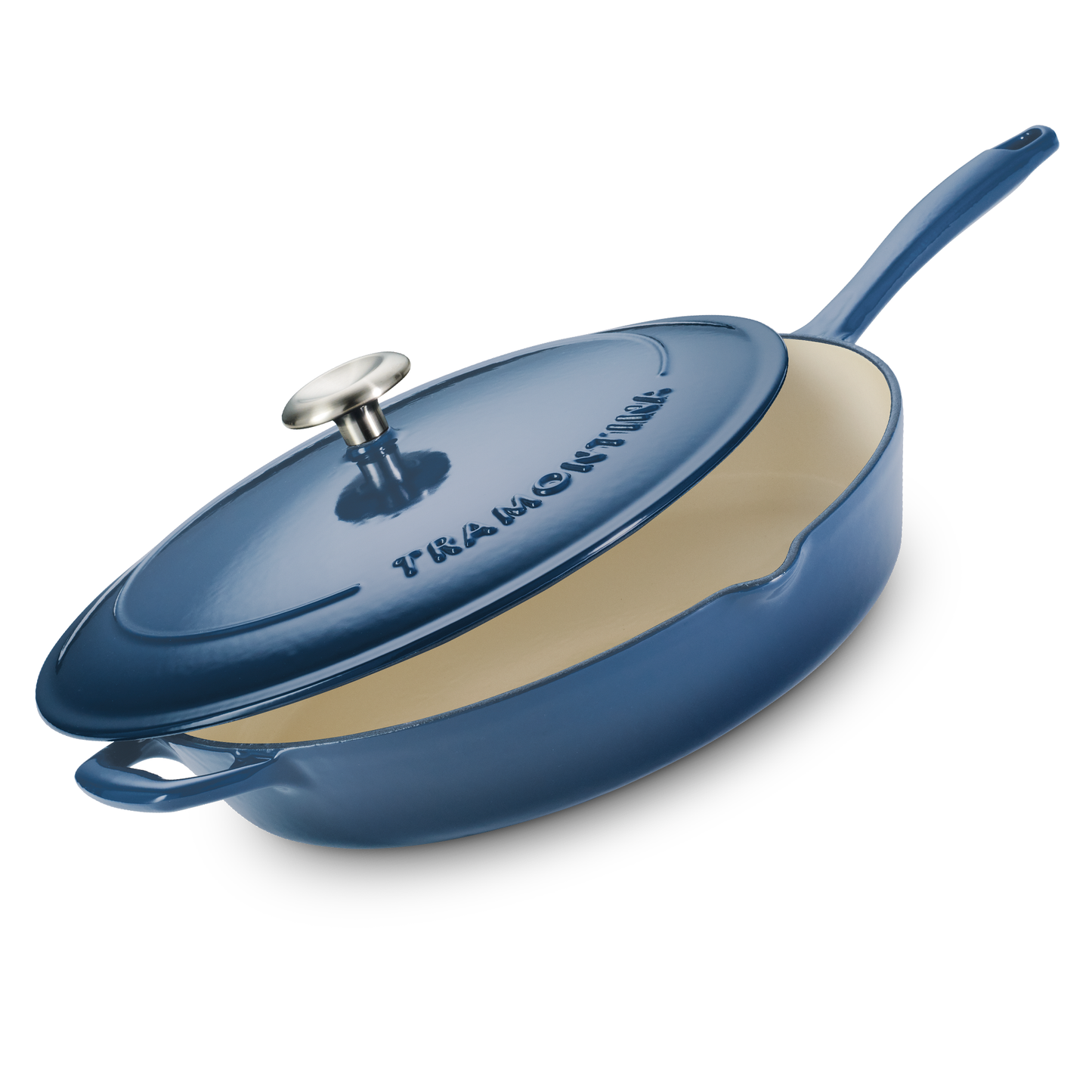 Tramontina Bestow Enameled Cast Iron Covered Skillet