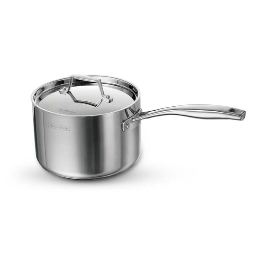 Tramontina Aeion 14cm Stainless Steel Tri-Ply Sauce Pan with SS Lid - 1.5L