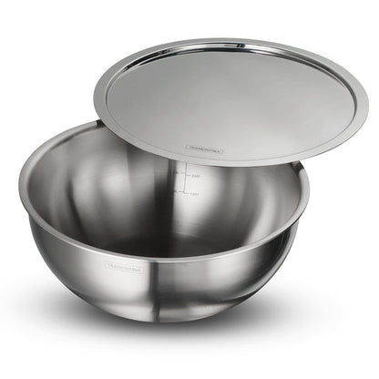 Tramontina Aeion 28cm Stainless Steel Tri-Ply Extra Deep Tasla with SS Lid - 5.9L