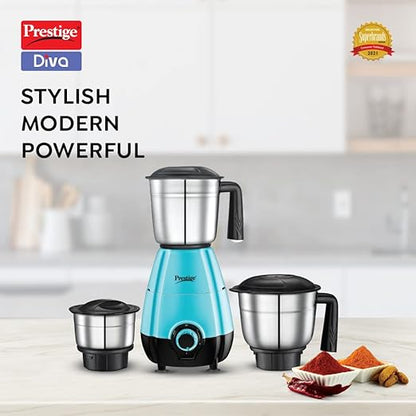 Prestige Diva - 500W Mixer Grinder (3 Jars)