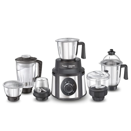 Prestige Endura 1000W Mixer Grinder (6 Jars)