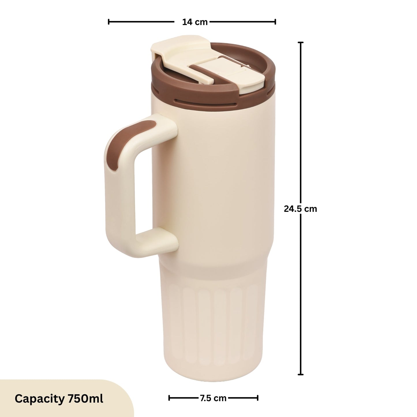 FLAIR Vogue 750ml Tumbler - Beige 2