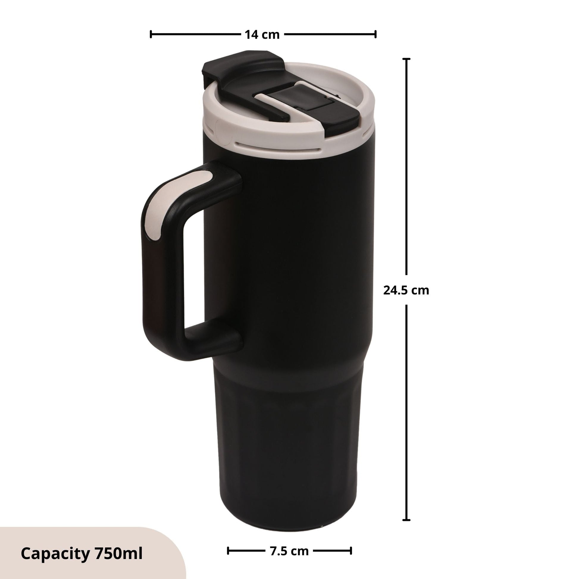 FLAIR Vogue 750ml Tumbler - Black 2
