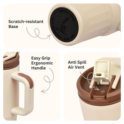 FLAIR Vogue 750ml Tumbler - Beige 4