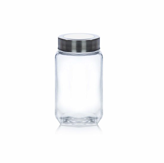 Yera KSM Square Jar With Steel Lid