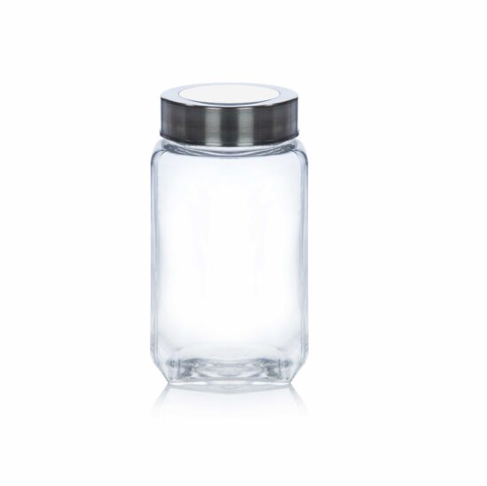Yera KSM Square Jar With Steel Lid