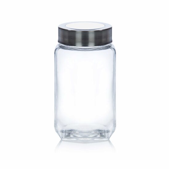Yera KSM Square Jar With Steel Lid