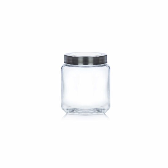 Yera KSM Square Jar With Steel Lid