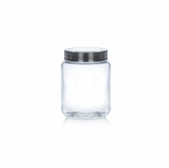 Yera KSM Square Jar With Steel Lid