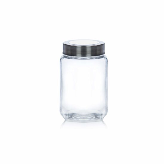 Yera KSM Square Jar With Steel Lid