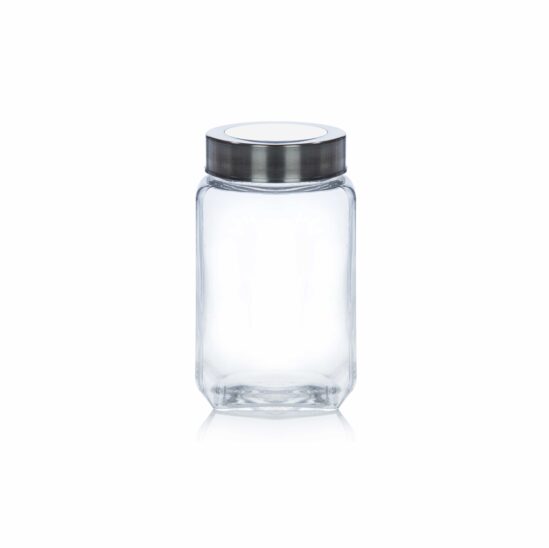 Yera KSM Square Jar With Steel Lid