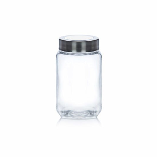 Yera KSM Square Jar With Steel Lid
