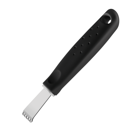 Tramontina Utilitá Stainless Steel Lemon Grater with Black Polypropylene Handle