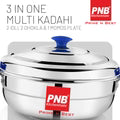 3 in One Multi Kadhai - 2 Idli, 2 Dhokla & 1 Momos Plate - Utility Products
