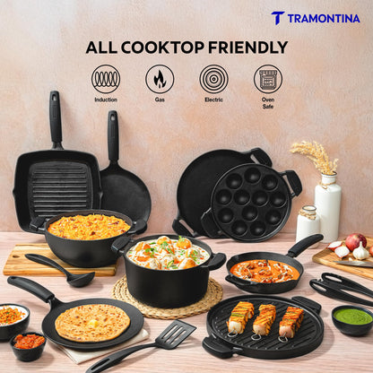 Tramontina Titanex Cast Iron Paniyarakkal 20 cm