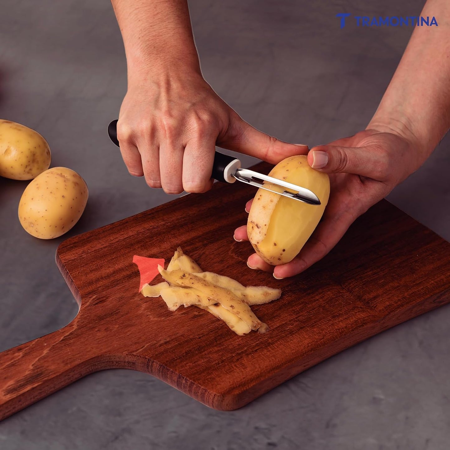 Tramontina Utilitá Stainless Steel Potato Peeler