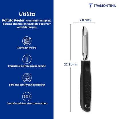 Tramontina Utilitá Stainless Steel Potato Peeler