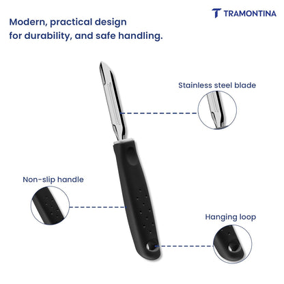Tramontina Utilitá Stainless Steel Potato Peeler